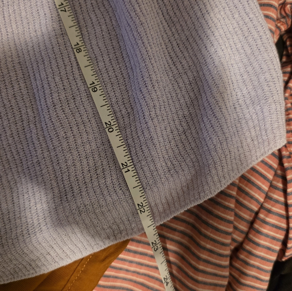 Eileen Fisher Lilac Thin Knit Cardigan Open Front 1X - Picture 5 of 7